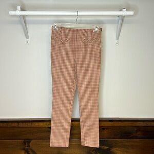 Anthropologie The‎ Essential Slim Plaid Pants- 4